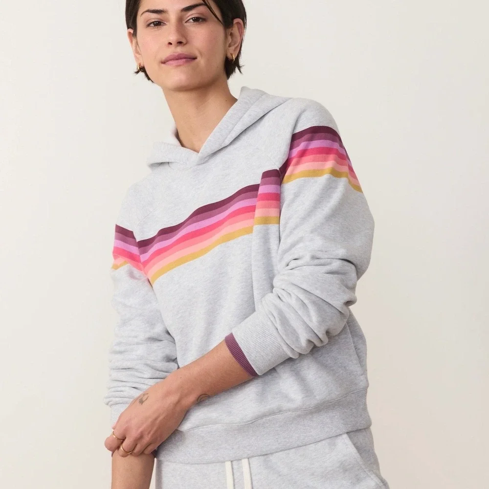 Marine Layer Cloud 9 Fleece Anytime‎ Hoodie, Heather Grey